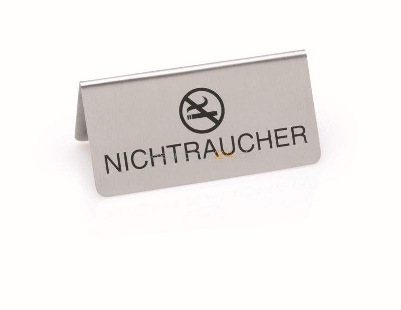 Tischaufsteller 10x5cm Nichtraucher Symbol Schilder Prasentieren Tafelkultur Servierartikel Produkte Der Gastro Onlineshop Fur Tafelkultur Und Gastrotechnik