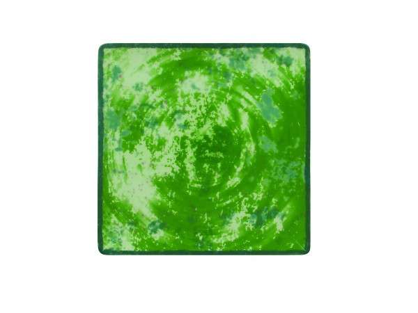 TELLER QUADRATISCH 25 cm - GREEN