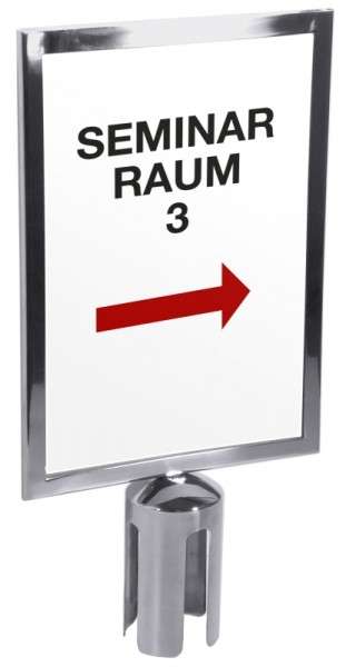 AUFSATZSCHILD A4 ZU GURT- DIN A4