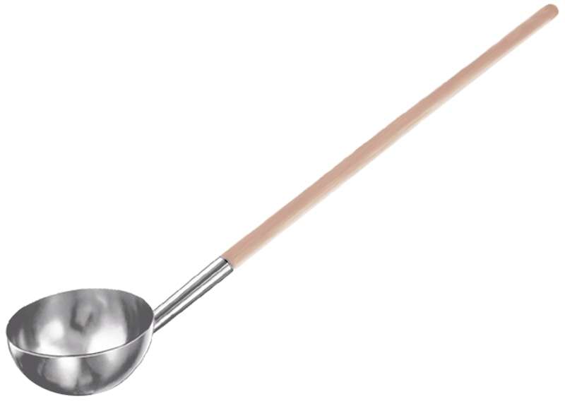 SCHÖPFKELLE 25CM MIT HOLZSTIEL Volumen: 3,5 l | Kellen und Löffel ...