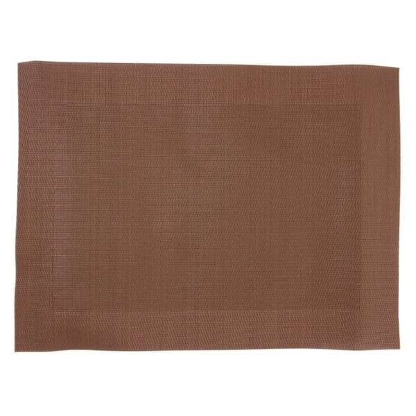 PVC gewebtes Tischset braun 30x40cm