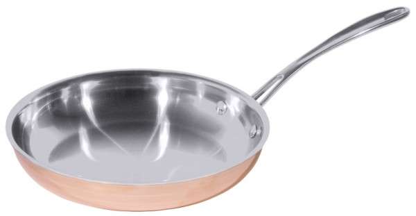 FLAMBIERPFANNE, 24 CM KUPFER Höhe: 4,5 cm