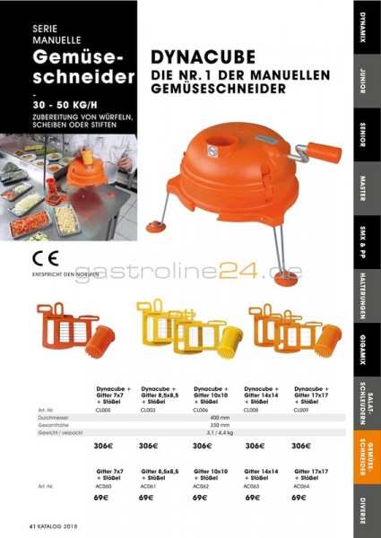 WÜRFELSCHNEIDER Typ: DYNACUBE-7X7MM