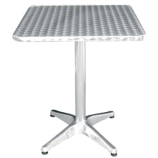 Bolero Tisch Edelstahl quadratisch 60 cm