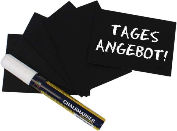 SCHREIBTAFEL, SCHWARZ DIN A8 Länge: 7,4 cm