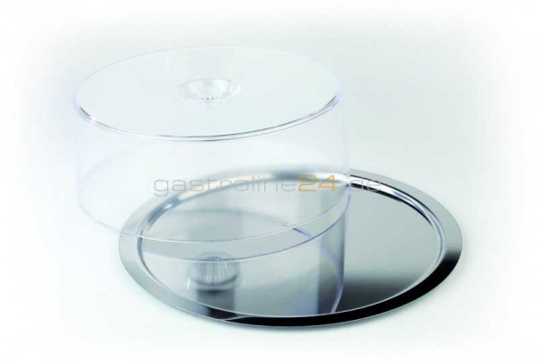 TABLETT MIT HAUBE -FINESSE- ø 38 cm, H: 13 cm