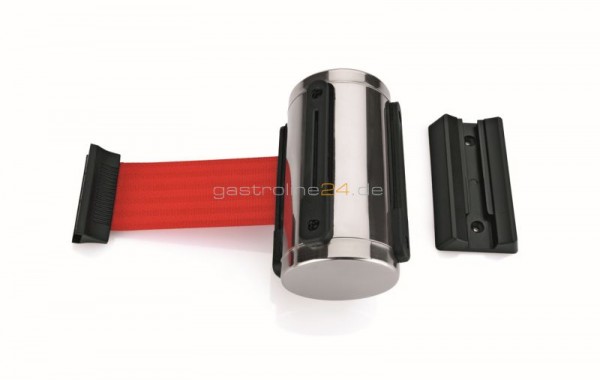 ZUGBAND FÜR WANDMONTAGE MIT Wandhalter: rot, 3m