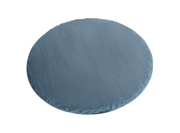 NATURSCHIEFERPLATTE, RUND 30CM