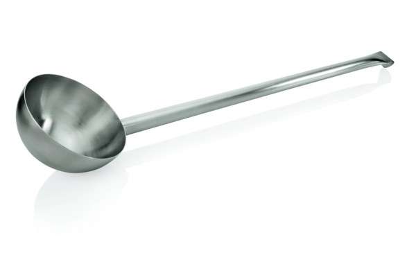 SCHÖPFLÖFFEL MIT ROHRSTIEL, 24cm