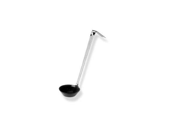 CNS Löffel mit Schwarzem Schöpffläche - Kurz (180 mm)