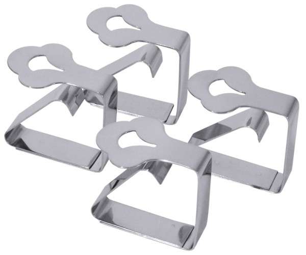 TISCHTUCHHALTER SET À 4 STÜCK Länge: 5 cm