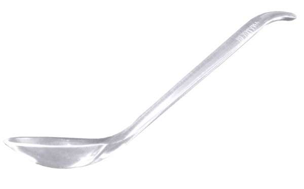 SENFLÖFFEL, KLARER KUNSTSTOFF Länge: 10 cm