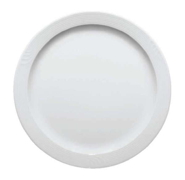 Teller flach schmale Fahne 25cm