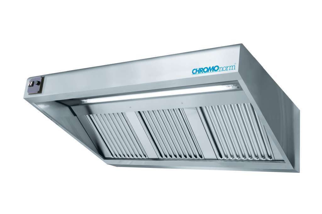 WANDHAUBE Ausf.: mit Ventilator 180 Watt | Ablufthaube für Wandmontage