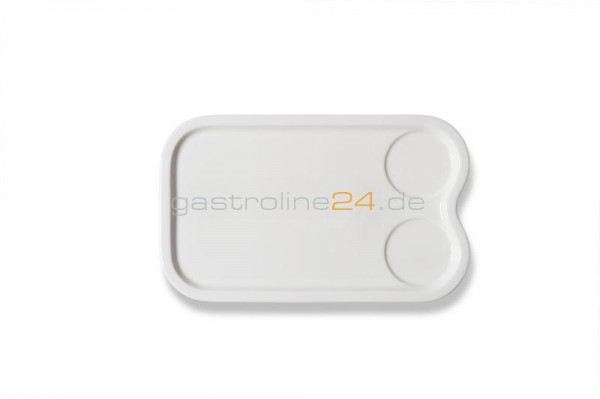 PLATTE RECHTECKIG MIT 2 RINGEN