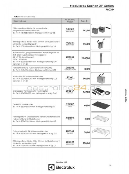 KORBHUBSYSTEM Typ: LIFT7E