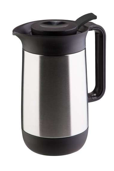 Isolierkanne Contur Push 0,6 Liter Edelstahl mattiert