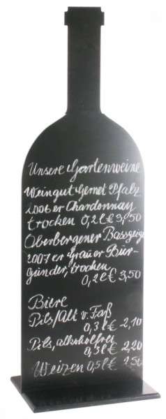 WEINTAFEL, GROß, OHNE STANDFUß Höhe: 105 cm