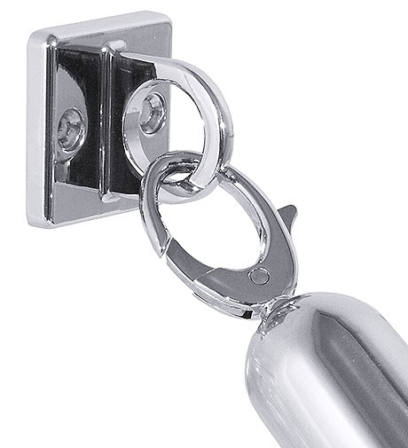 WANDHAKEN AUS EDELSTAHL, CHROM Material: Edelstahl,