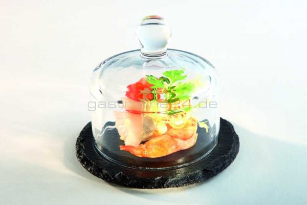 NATURSCHIEFERPLATTE, 2-TEILIG ø 10,5 cm, H: 8 cm