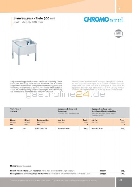 MISCHBATTERIE 1/2'