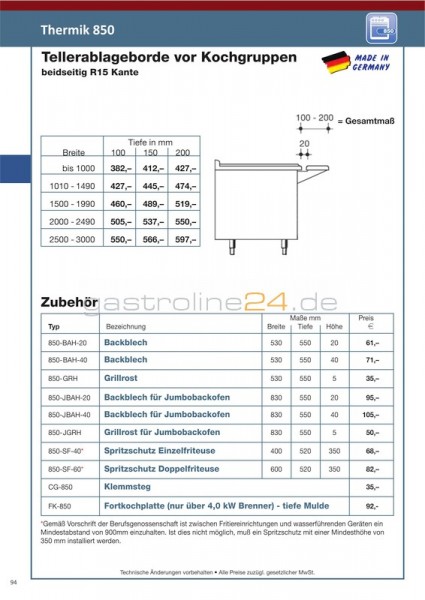 GRILLROST Typ: 850-GRH
