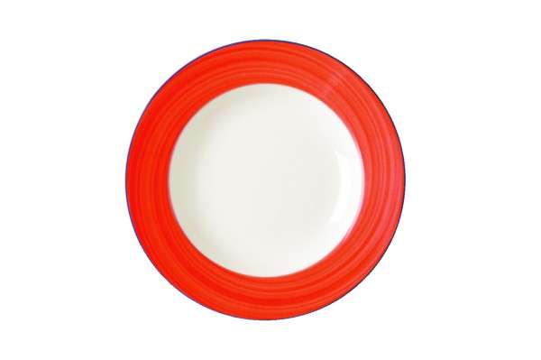 TELLER FLACH 30 CM CHILLY RED
