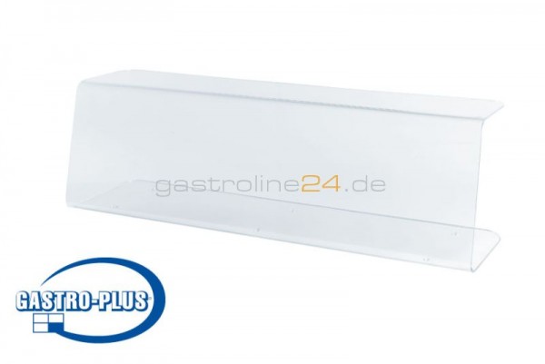 Ladentischplexi mit offenen Seiten (1010x285x300 mm)