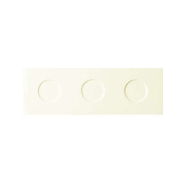TELLER QUADRAT FÜR 3 TASSEN O.H. 30x11CM JUNIPER