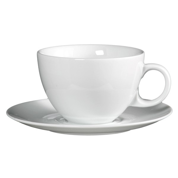 Tasse Obere 0,50 ltr. mit Untertasse 19,1cm (Milchkaffee- Kakao)