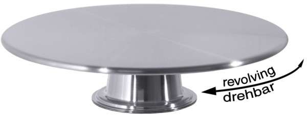 DREHBARE TORTENPLATTE 30 CM Durchmesser: 30 cm