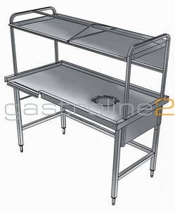 SORTIERTISCH MIT AUFSATZ Typ: BHST1711R