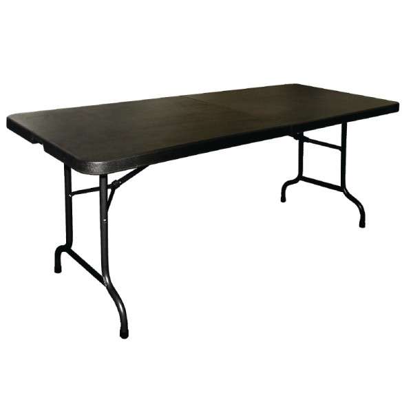 Bolero Buffet-Tisch Klappbar 183 cm Schwarz