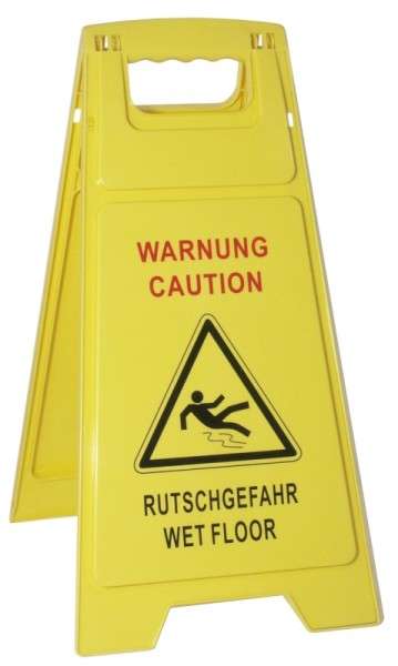 WARNSCHILD RUTSCHGEFAHR Höhe: 60 cm